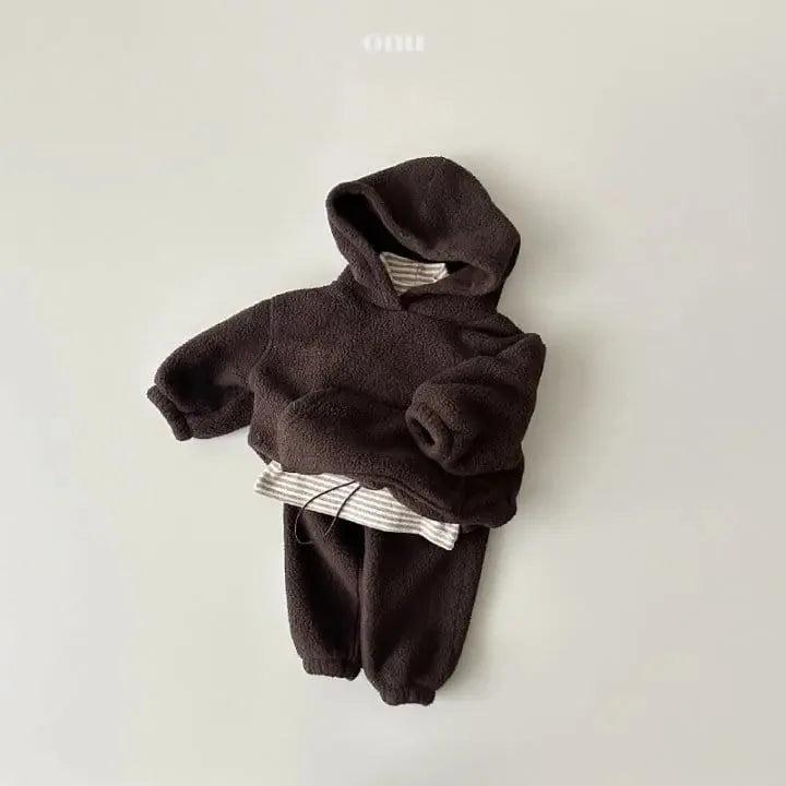 Polar Fleece Hoodie Set