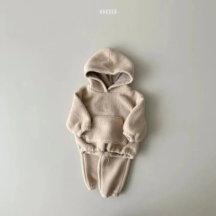 Polar Fleece Hoodie Set