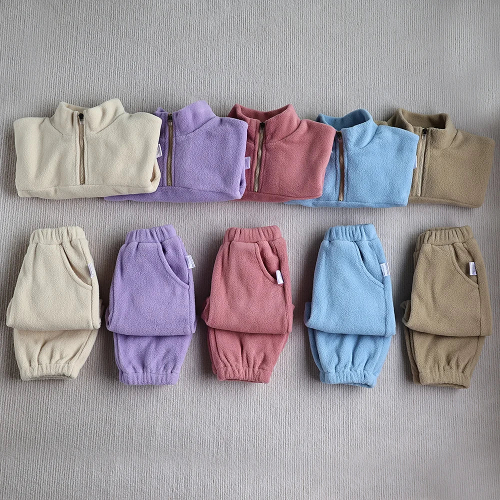 Fleece Zip Sweat Set