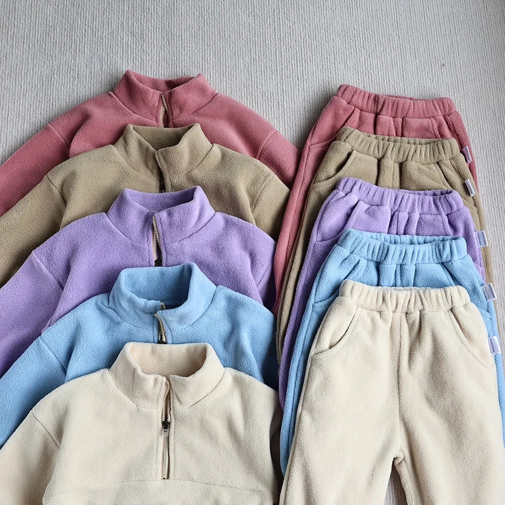 Fleece Zip Sweat Set