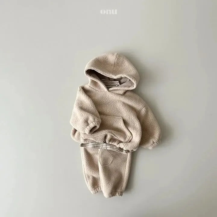 Polar Fleece Hoodie Set