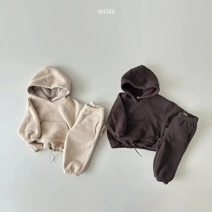 Polar Fleece Hoodie Set