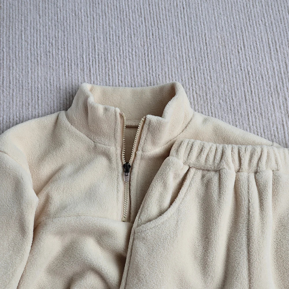 Fleece Zip Sweat Set