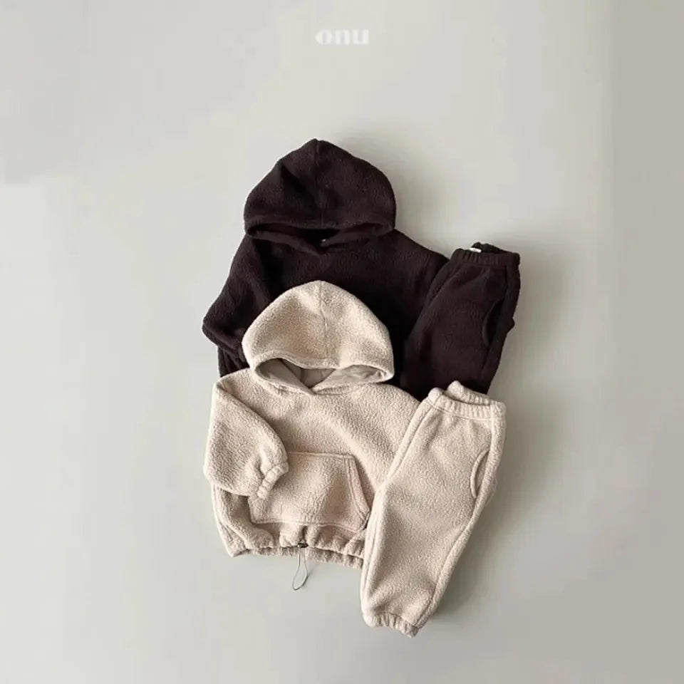 Polar Fleece Hoodie Set