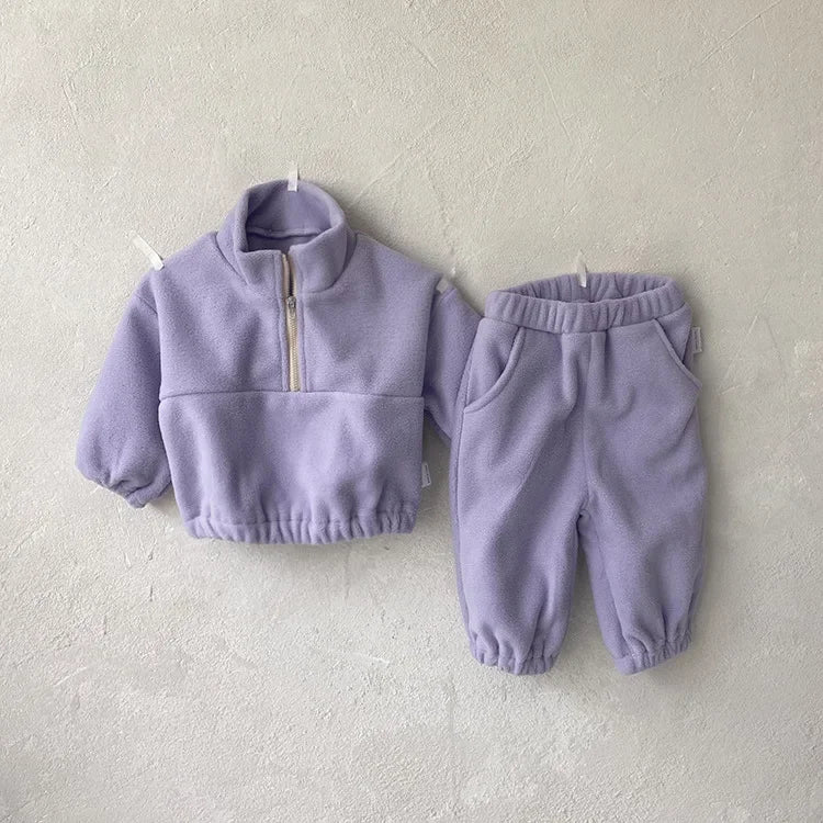 Fleece Zip Sweat Set
