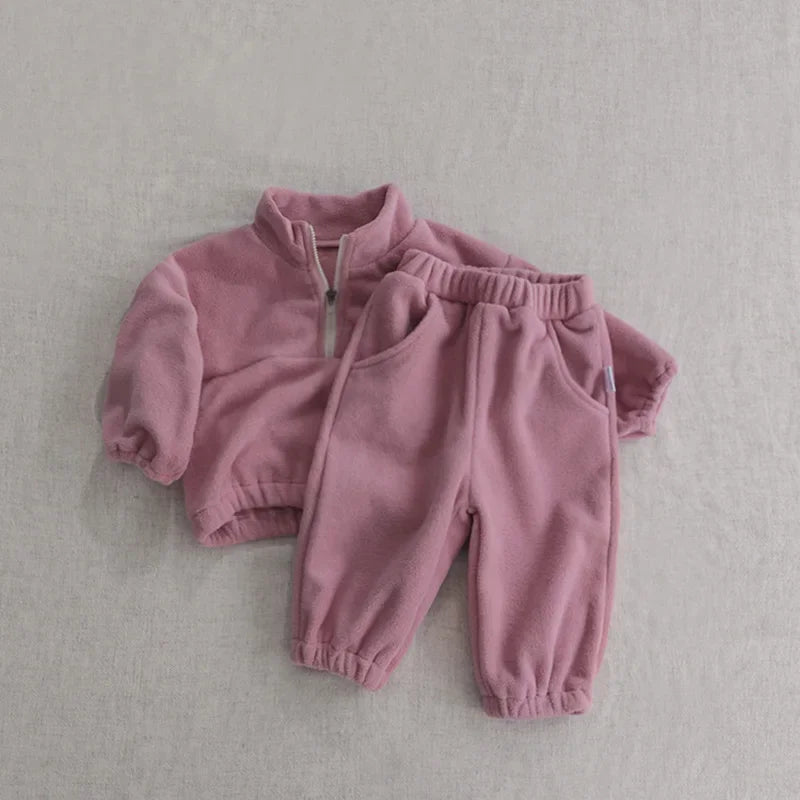 Fleece Zip Sweat Set