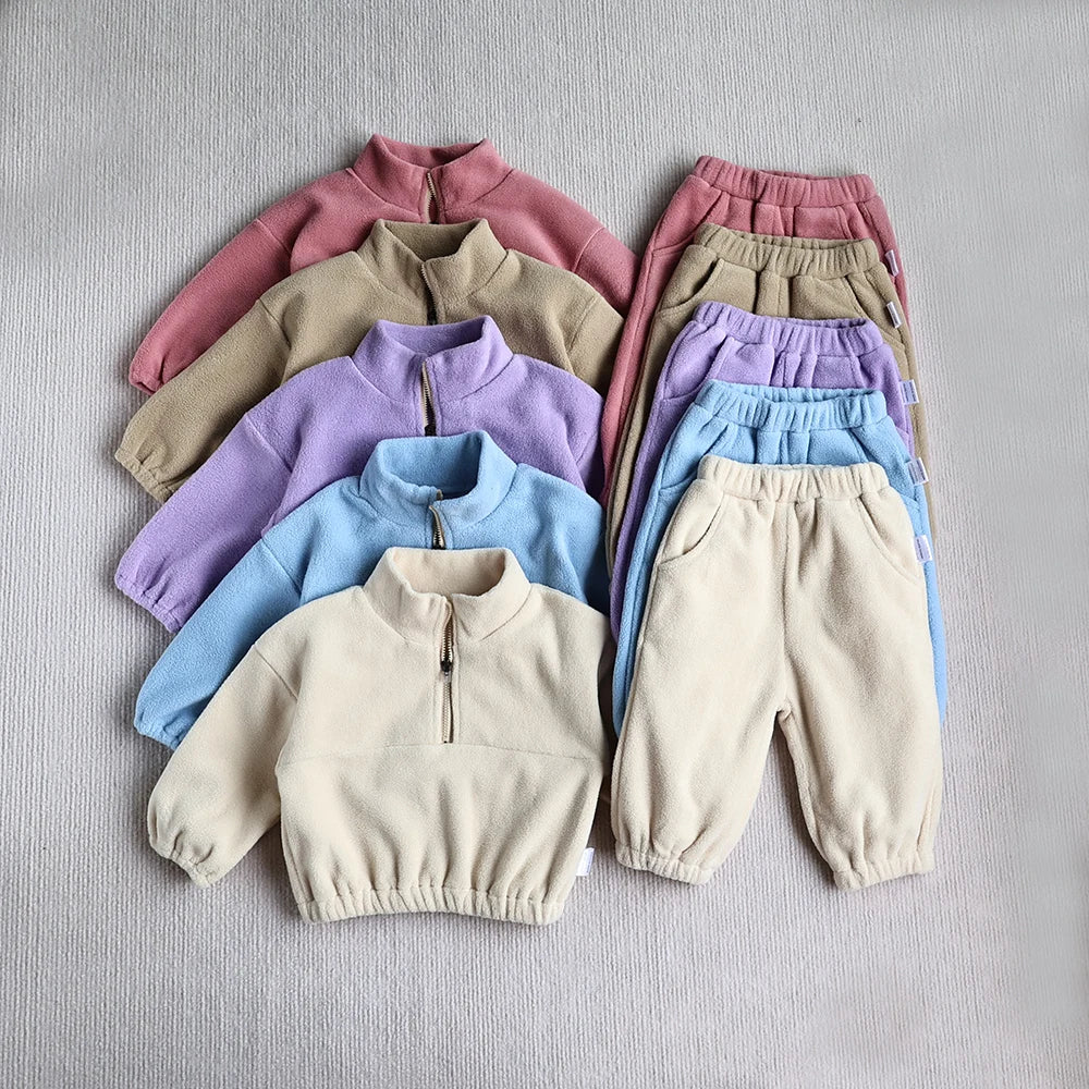 Fleece Zip Sweat Set