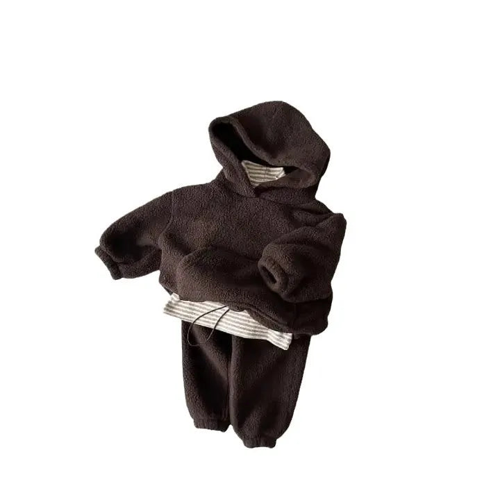 Polar Fleece Hoodie Set
